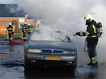 Prio 1 Brand Wegvervoer Auto Piterpolle Twijzel